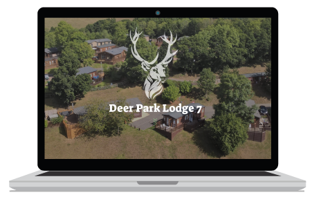 Website Design Header in blue with rocket on the Newton Abbot Website Design page